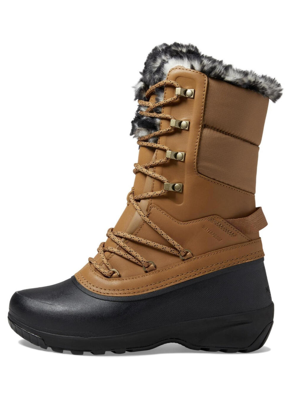 THE NORTH FACE Shellista IV Luxe Women's Waterproof Utility Brown US 8 NEW